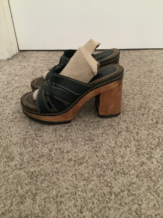 candies black platform sandals