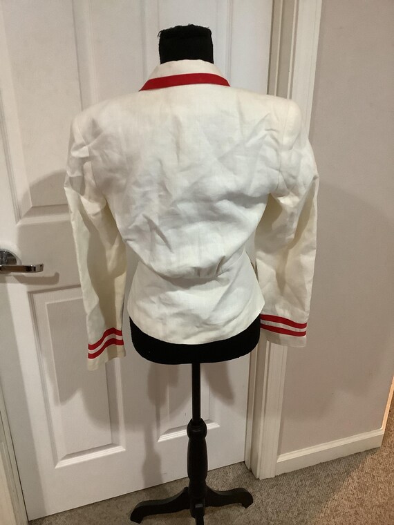Vintage Albert Nipon 80s 90s Nipon Boutique white… - image 3