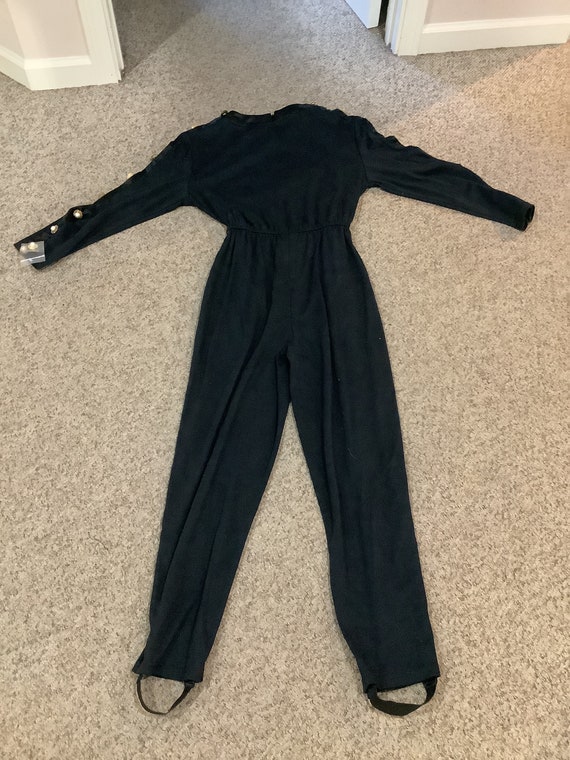 Vintage IVANA Trump designer black Jumpsuit with … - image 5