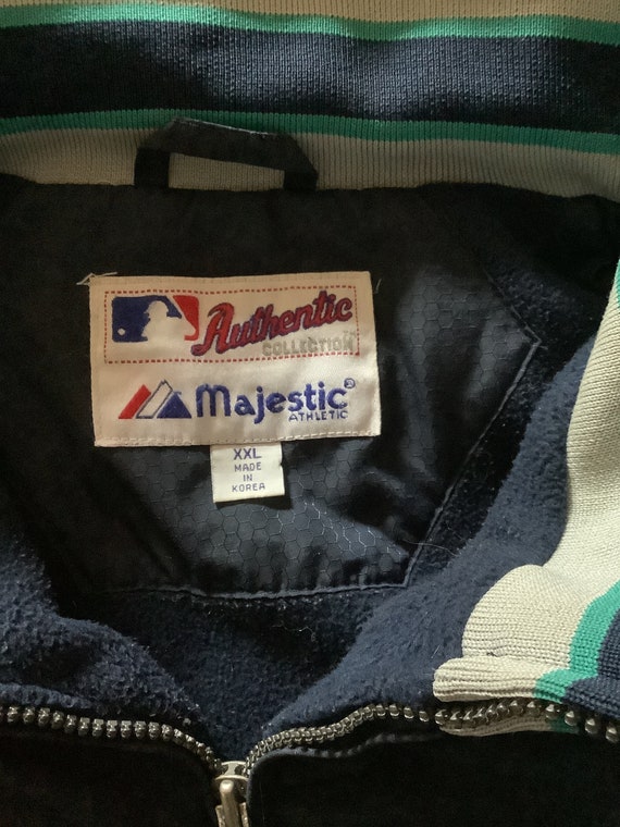 Vtg Seattle Mariners Majestic Baseball MLB zip up… - image 5