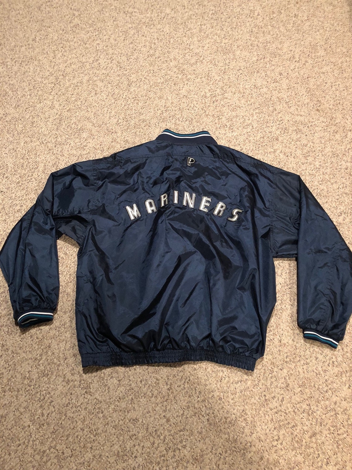 Vintage Seattle Mariners Spring Training Pro Player Navy Etsy