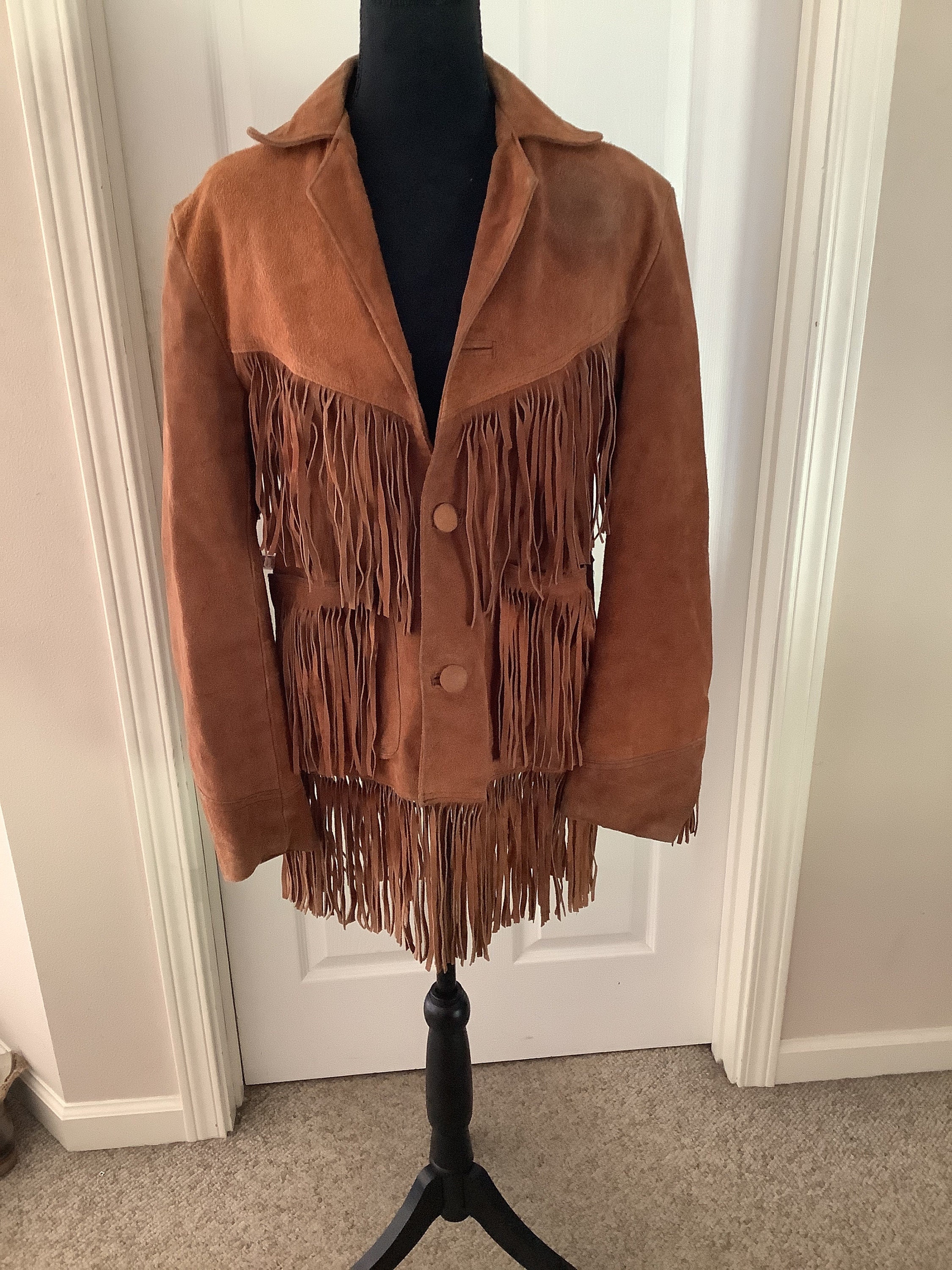 70's Fringe Jacket - Etsy