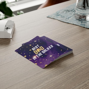 Pokerkaarten met Star Trek-thema voor papa - uniek cadeau voor Vaderdag, game-avond, verjaardag, familieplezier, feestartikelen casino