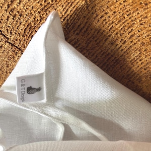 Handmade Linen Produce Bag: Reusable Kitchen Storage, French Seams imagem 7