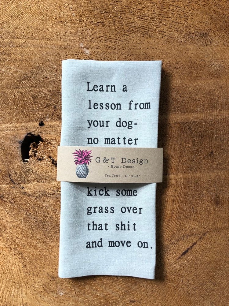 Learned My Lesson Kitchen Towel