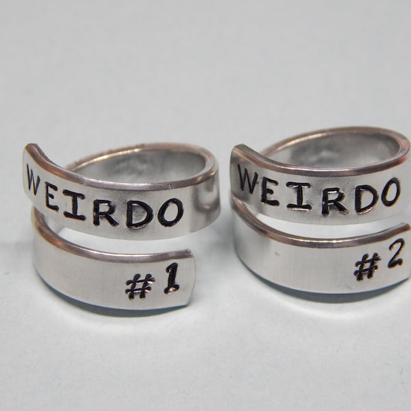 Weirdo Wrap Rings Set