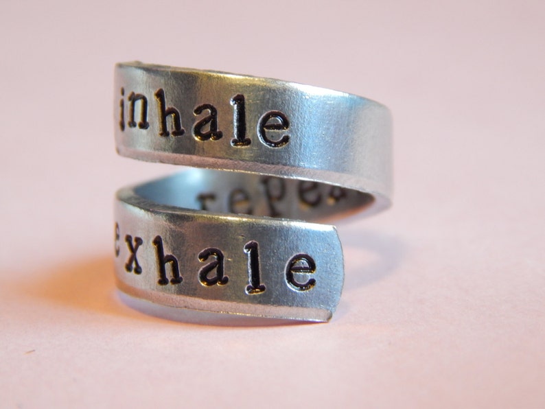 Inhale Exhale Repeat, Wrap Ring image 2