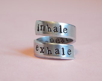 Inhale Exhale Repeat, Wrap Ring
