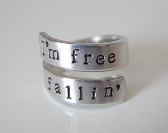 I'm free Fallin' Wrap Ring