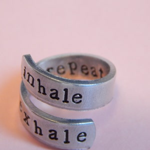 Inhale Exhale Repeat, Wrap Ring image 4