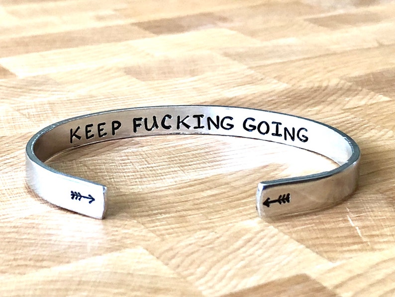 Mature Jewelry, Keep Fucking Going Bracelet, image 1