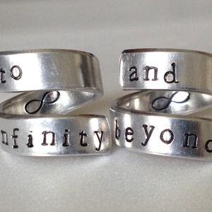 To Infinity And Beyond Wrap Rings Set Of Two