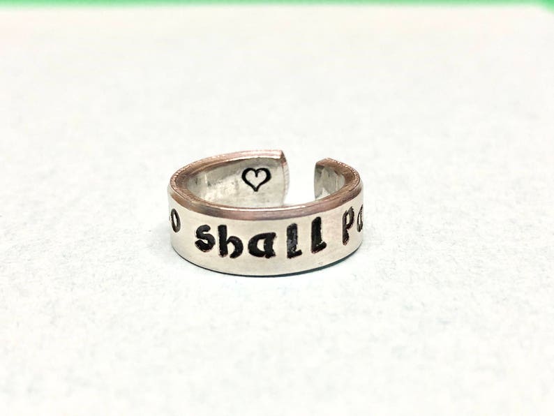 This Too Shall Pass Cuff Ring Gift Under 20 Inspirational Motivational Message