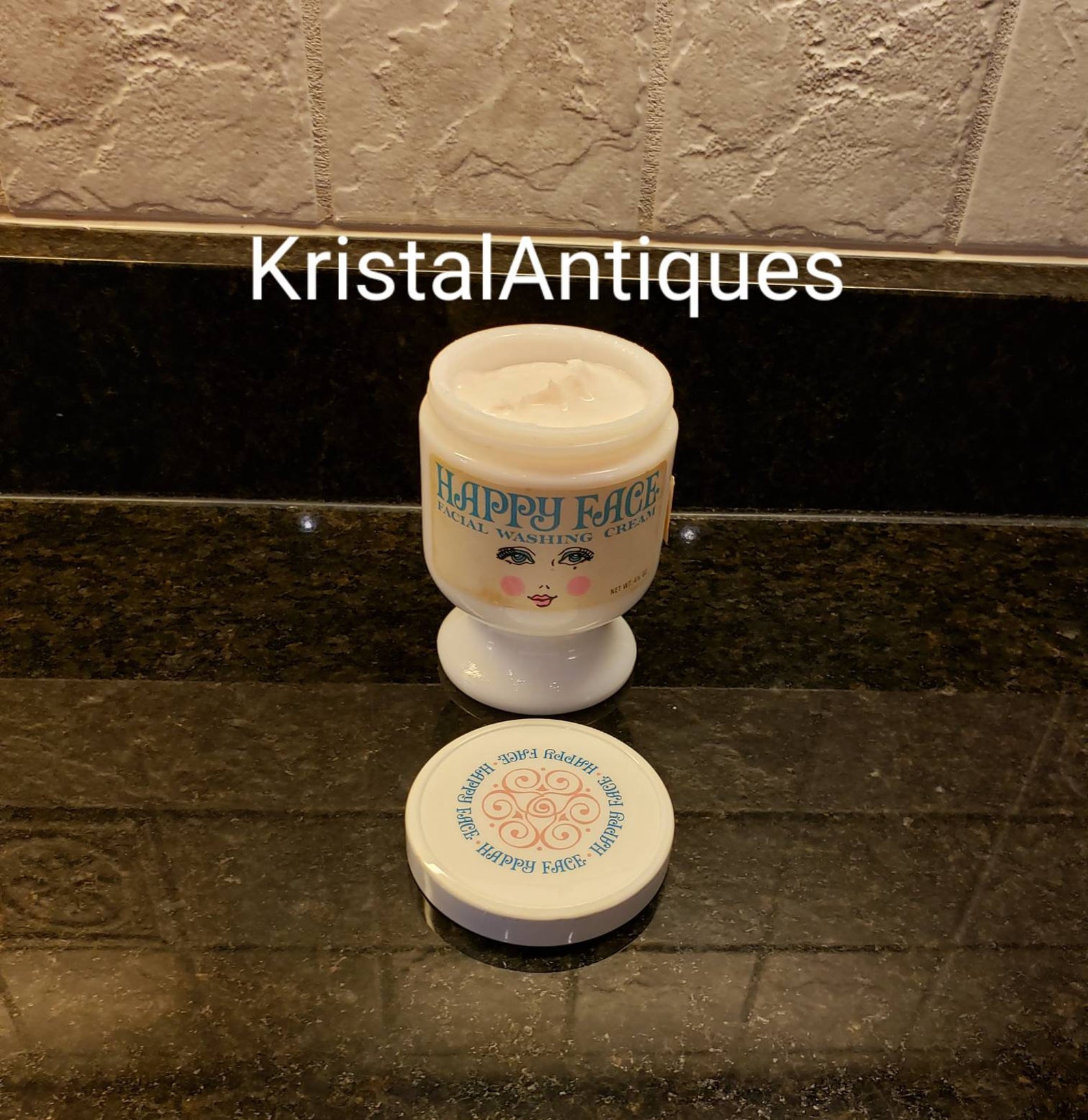 Vintage Happy Face facial washing cream New Old stock Full Etsy