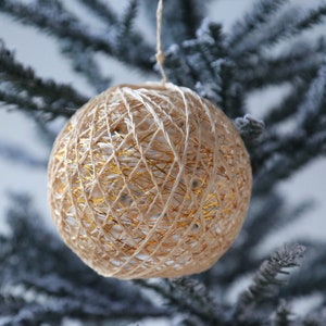 Rope Ornament, Ornament Ball, Nautical Ornament,