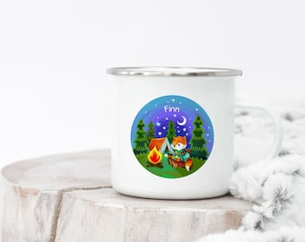 Enamel Mug - Fox - Camping - 414