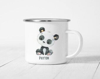 Emaille Becher - Panda Payton - 175