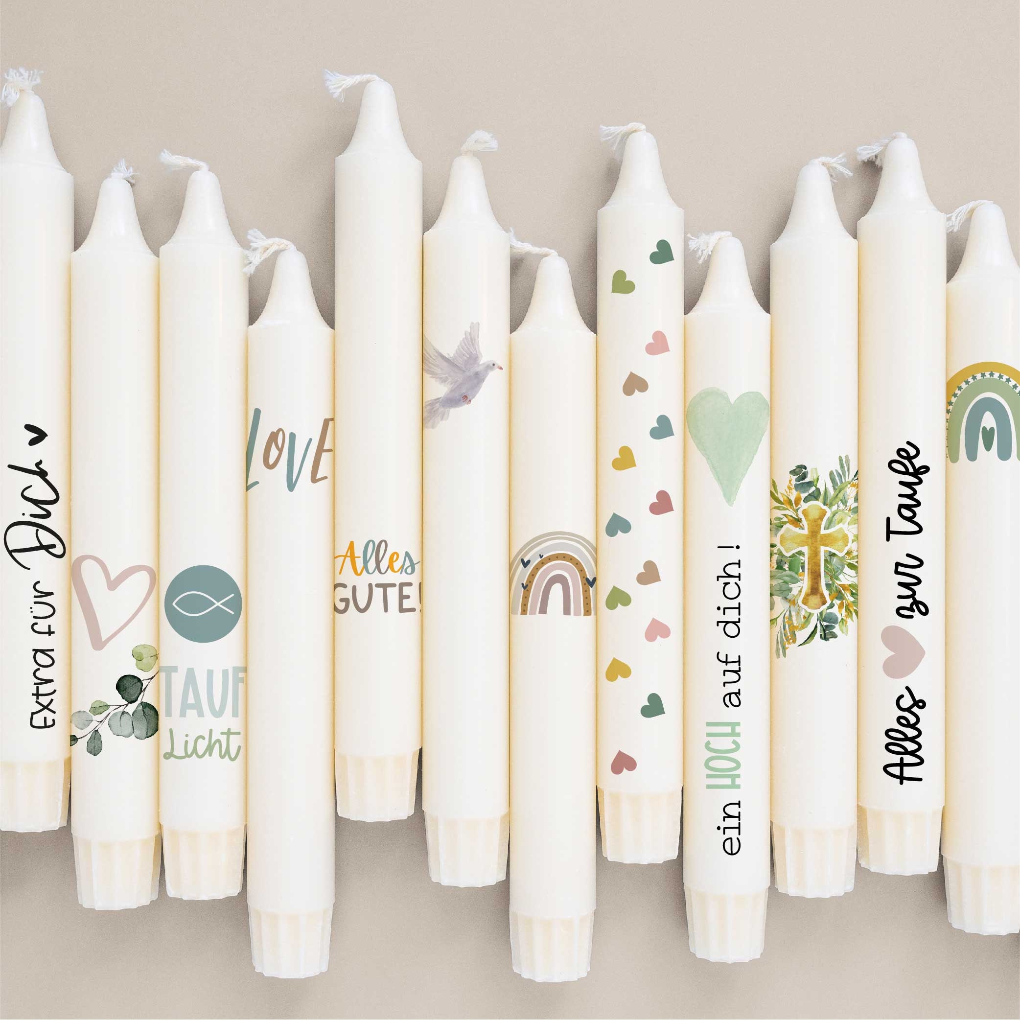 5 Autocollants Bougies De Noël - Déco Festive Pour Cartes, Cadeaux Et Vitrines