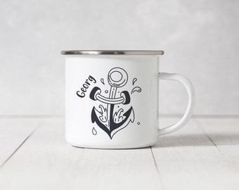 Enamel Mug - Cooler Anchor - 074