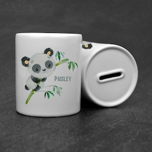 Ceramiczna skarbonka - Panda Paisley - SparSubl176