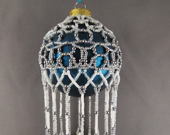 Intricacies Beaded Christmas Ornament Cover Pattern