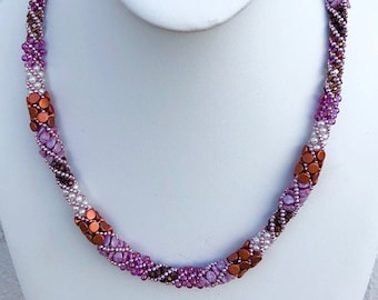 Beaded Necklace Pattern Tutorial - Mishmosh