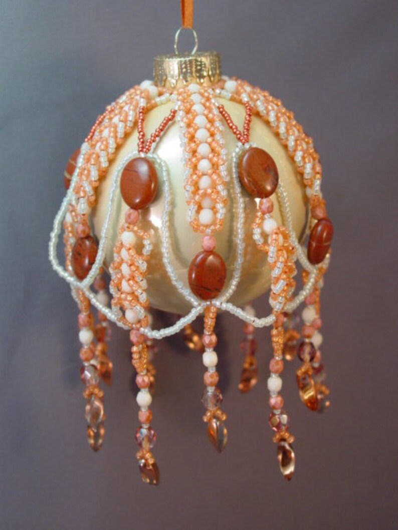 Beaded Ornament Cover Pattern Caterwalls Etsy