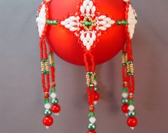 Motif'ation Beaded Christmas Ornament Cover Pattern