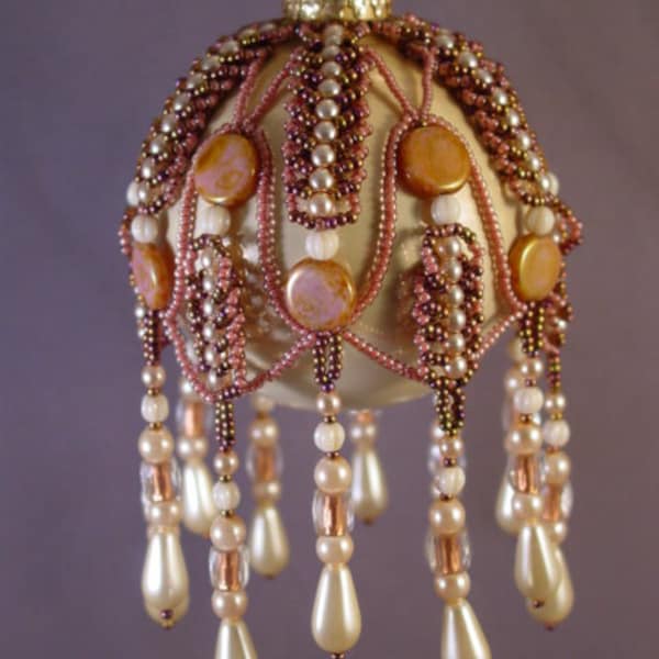 Beaded Ornament Cover Etsy