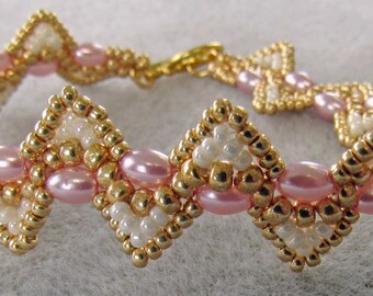 Beaded Bracelet Pattern Tutorial - Astrape