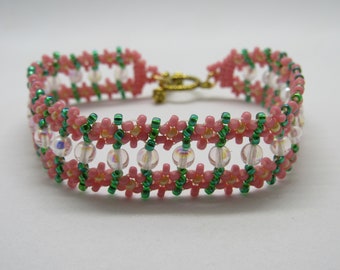 Beaded Bracelet Pattern Tutorial - Blossom Byways