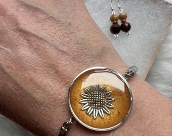 Sunflower Bracelet Set