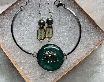 Elephant Bracelet Set