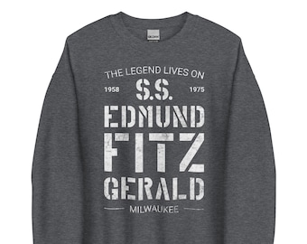 S.S. Edmund Fitzgerald Crew Unisex Neck Sweatshirt