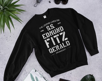 S.S. Edmund Fitzgerald Sweatshirt, Great Lakes Maritime Legend