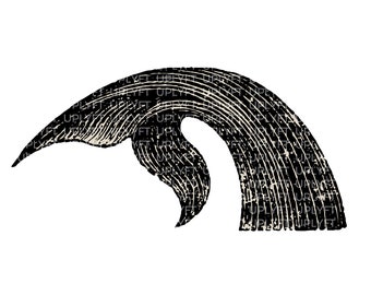 Wal Schwanz Illustration - Vektor-Kunst im Vintage-Stil (svg, pdf, png, jpg)