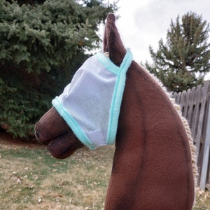 Hobby Horse Fly Mask - Mint Green