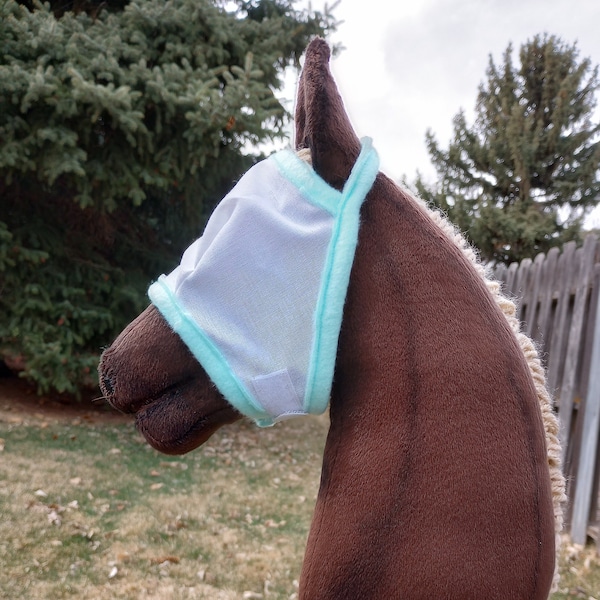 Hobby Horse Fly Mask - Mint Green