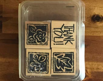 Stampin' UP! Thank You Blocks- FREE SHIPPING!