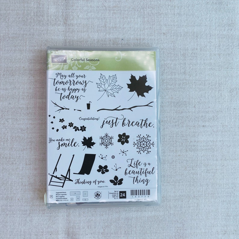 Stampin' Up Colorful Season Stamp Set With Seasonal Layer Dies FREE