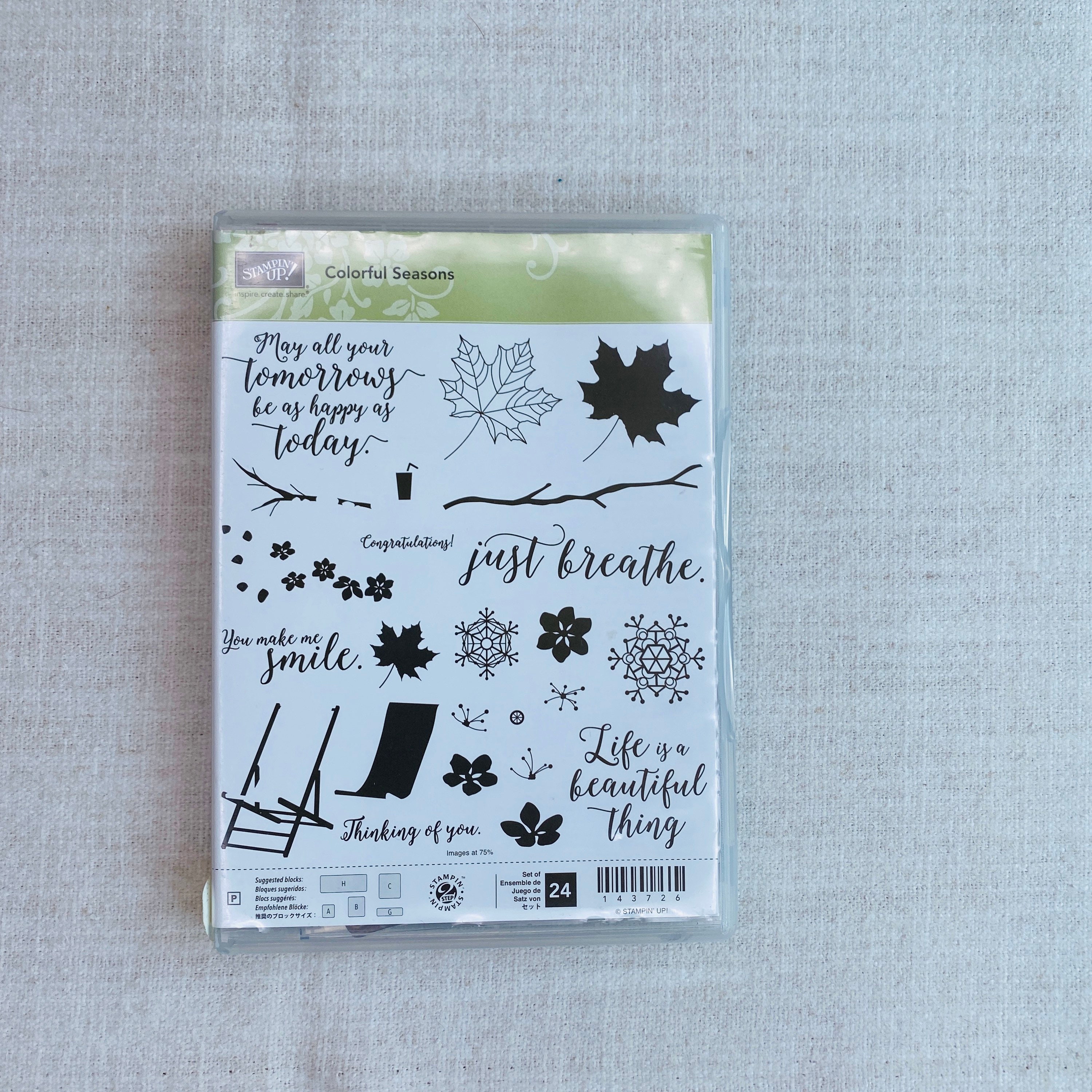 Stampin' Up Colorful Season Stamp Set With Seasonal Layer Etsy
