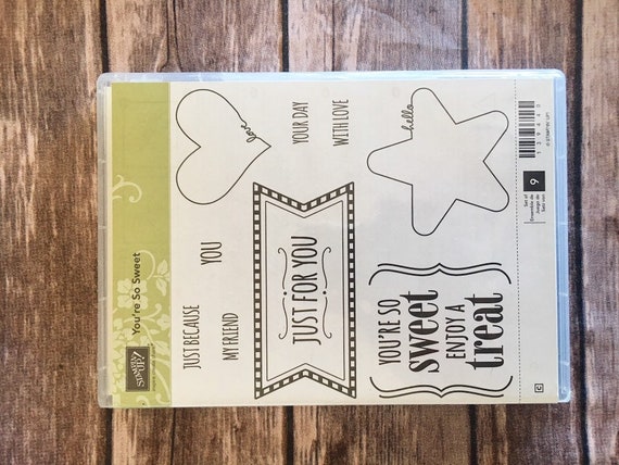 Stampin Up You Re So Sweet Clear Mount Stamp Set Etsy