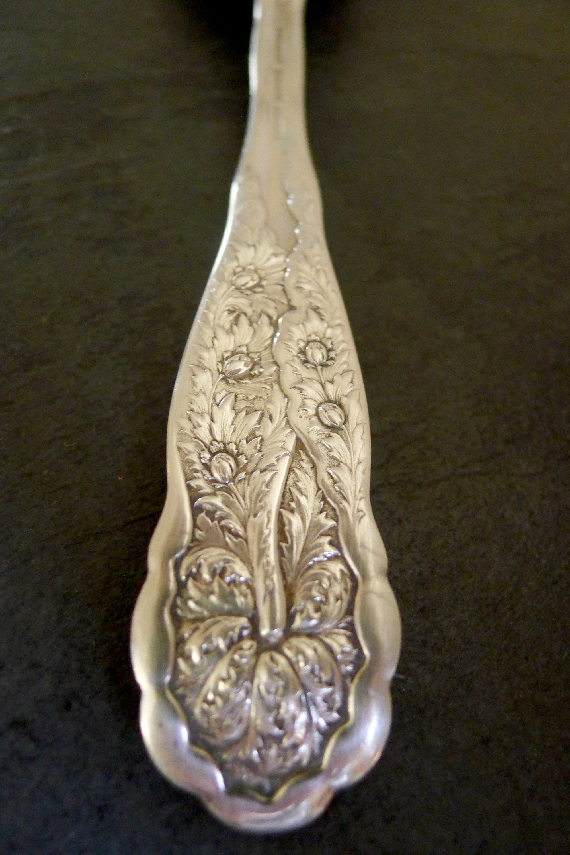 Rare 1879 Tiffany & Company Sterling Serving Spoon Antique