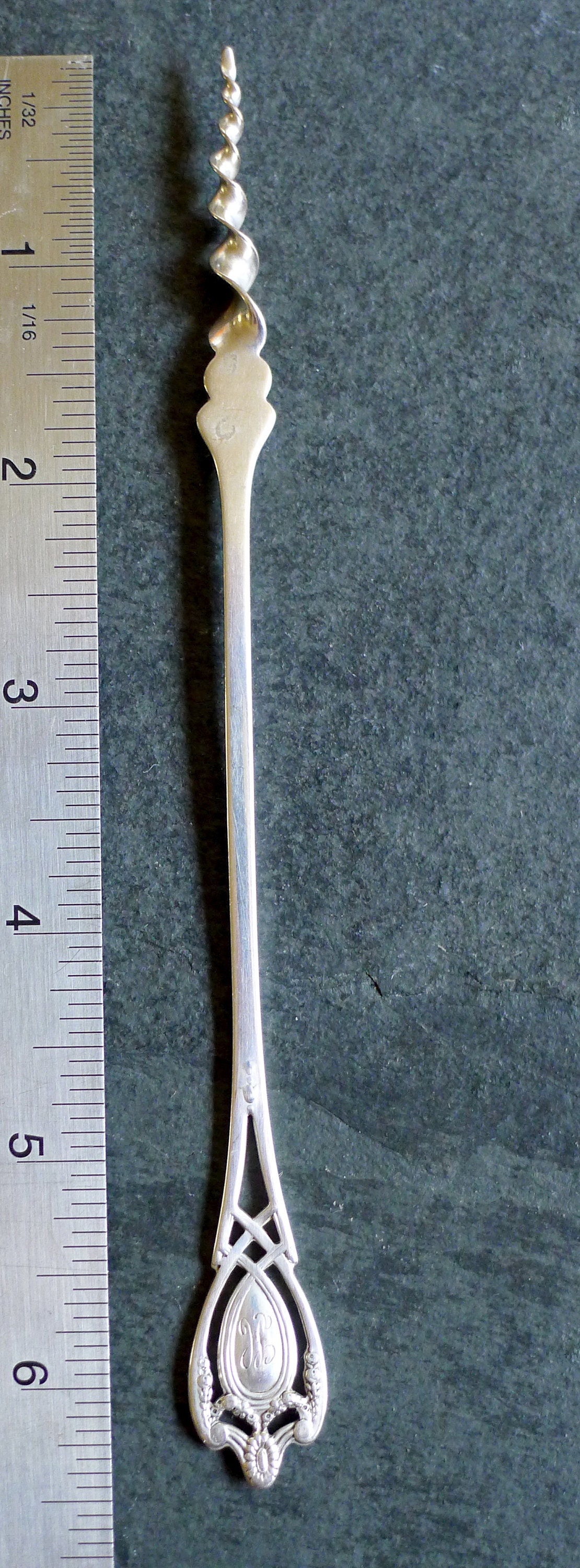 Antique LUNT Monticello Sterling Butter Pick Original Twisted Etsy