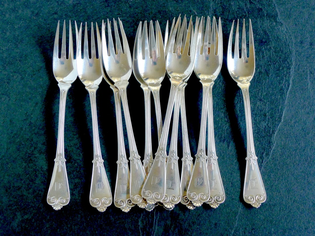 Tiffany & Co Sterling Silver Fish Fork BEEKMAN/TIFFANY Pat 1868