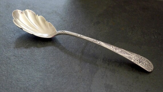 Rare 1875 Tiffany & Co Sterling Antique Custom Engraved Berry