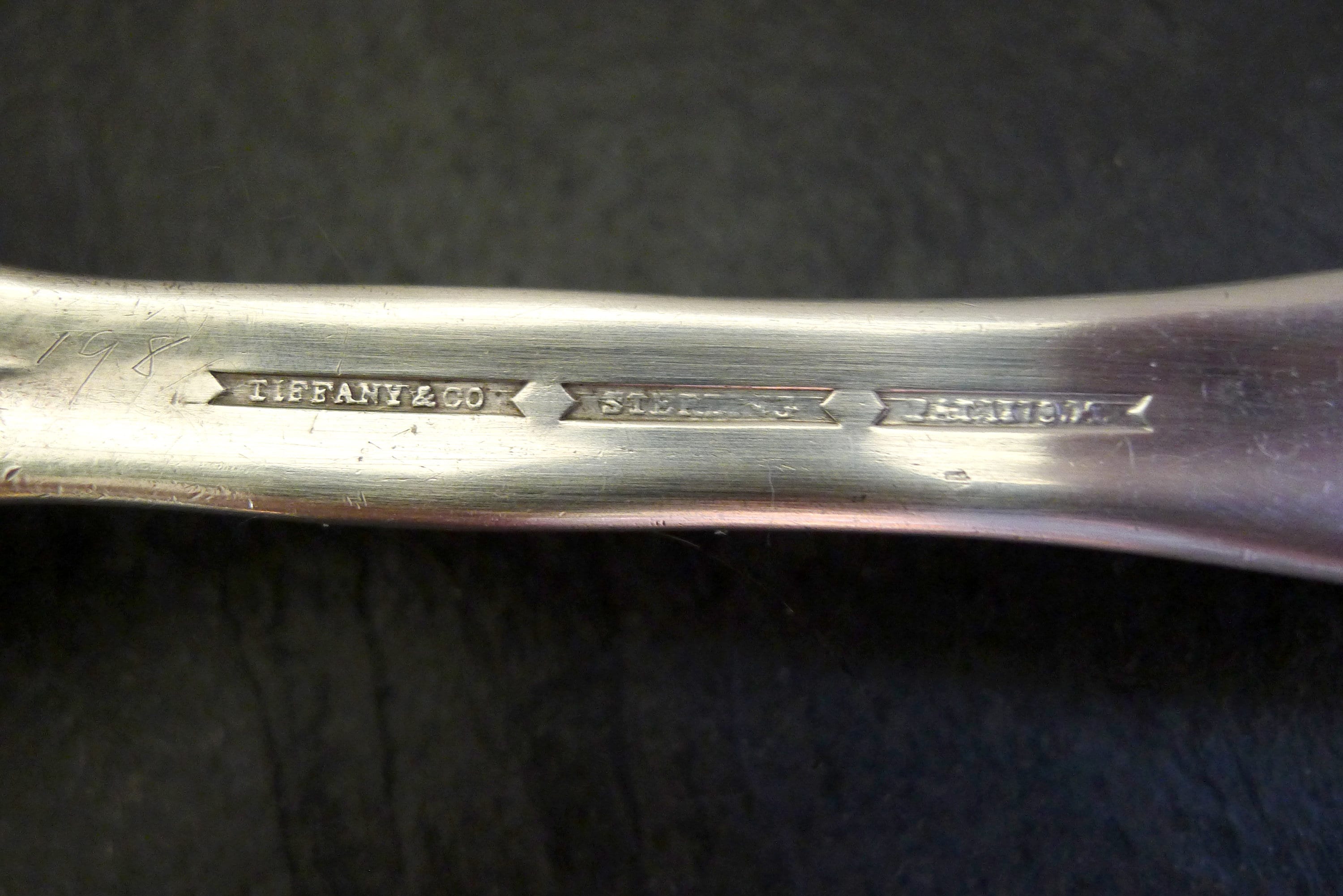 Rare 1879 Tiffany & Company Sterling Serving Spoon Antique