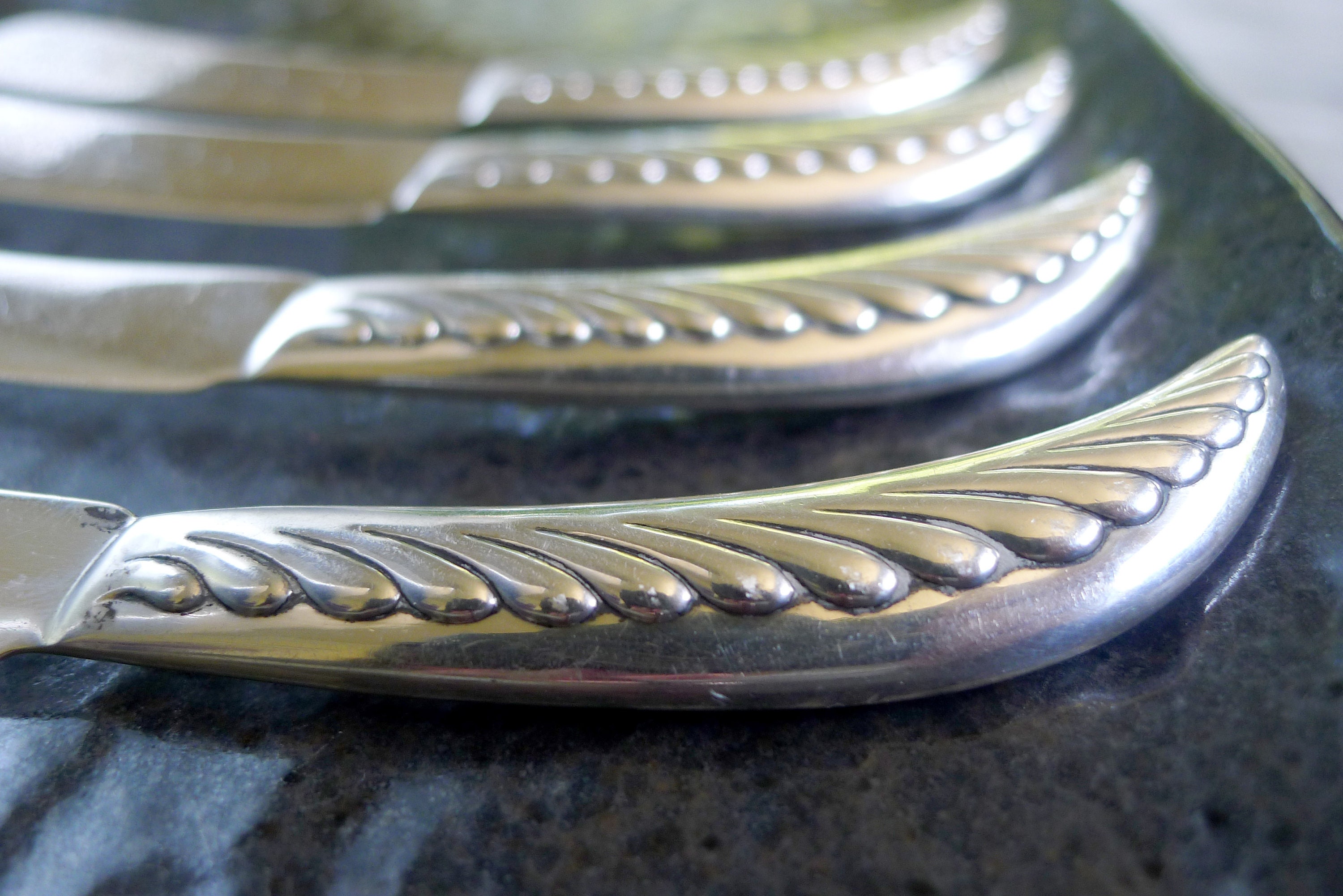カトラリー(スプーン等) Certified – Silver Estate Co. & Tiffany – Spreader & Knife Cheese Knife Butter Silver Sterling Tiffany&co. カトラリー(スプーン等)