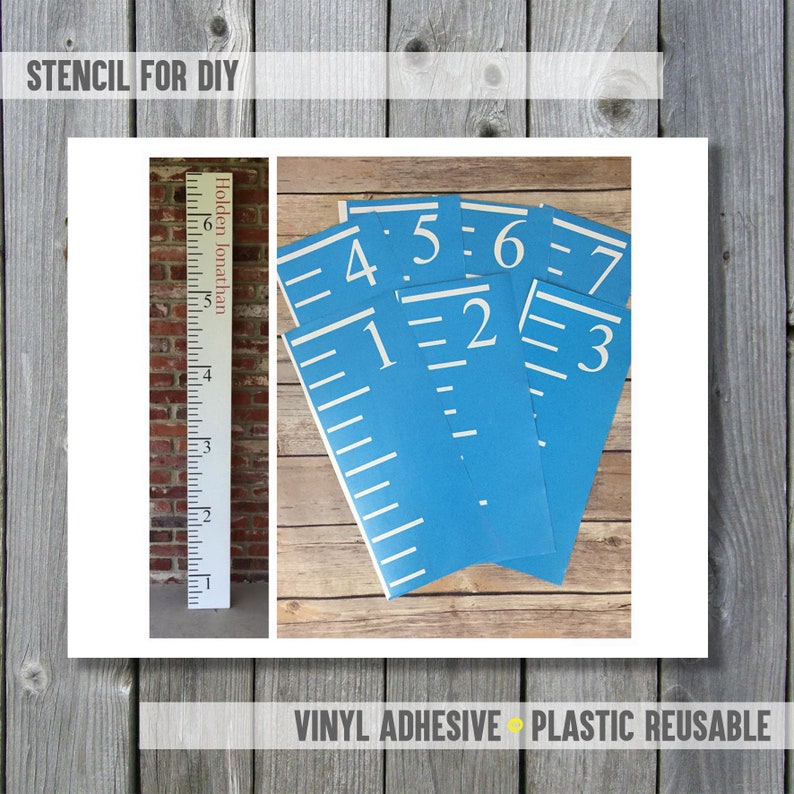 Reusable Growth Chart Stencil