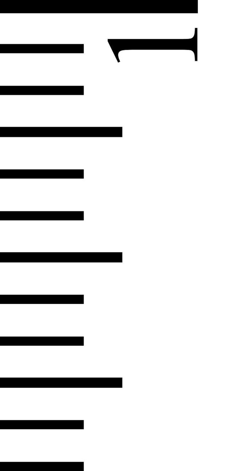 Growth Chart Ruler Stencil File Sideways Number SVG Cut - Etsy